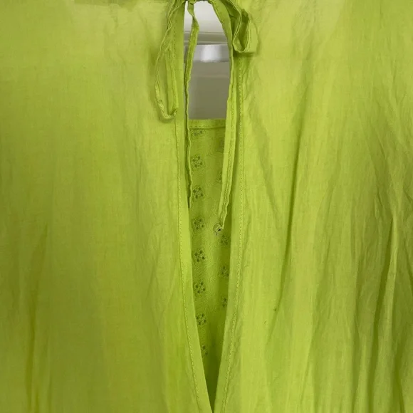 Astrid Europe Bound Green Eyelet Dress - Picture 8 of 8